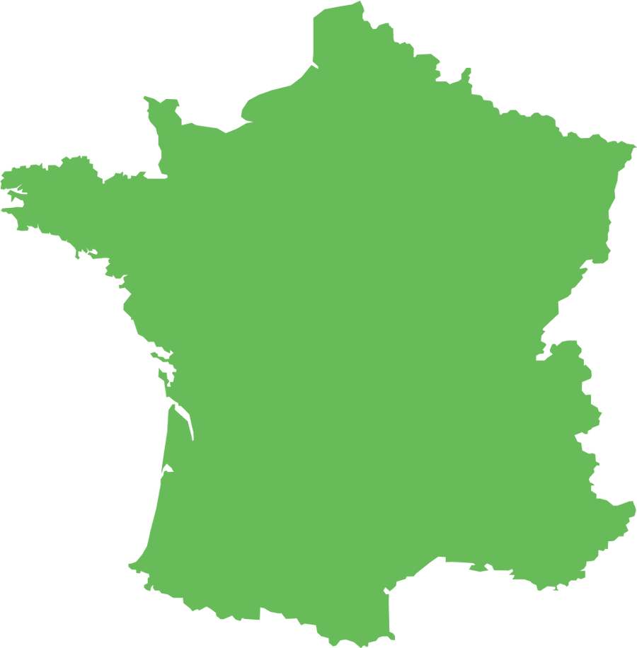 Carte de France des zones d intervention de Green Energy Group